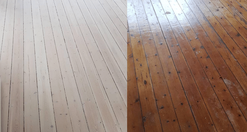 Sådan sæbebehandler du et trægulv